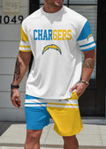 Los Angeles Chargers  Limited Edition Top And Shorts Two-Piece Suits