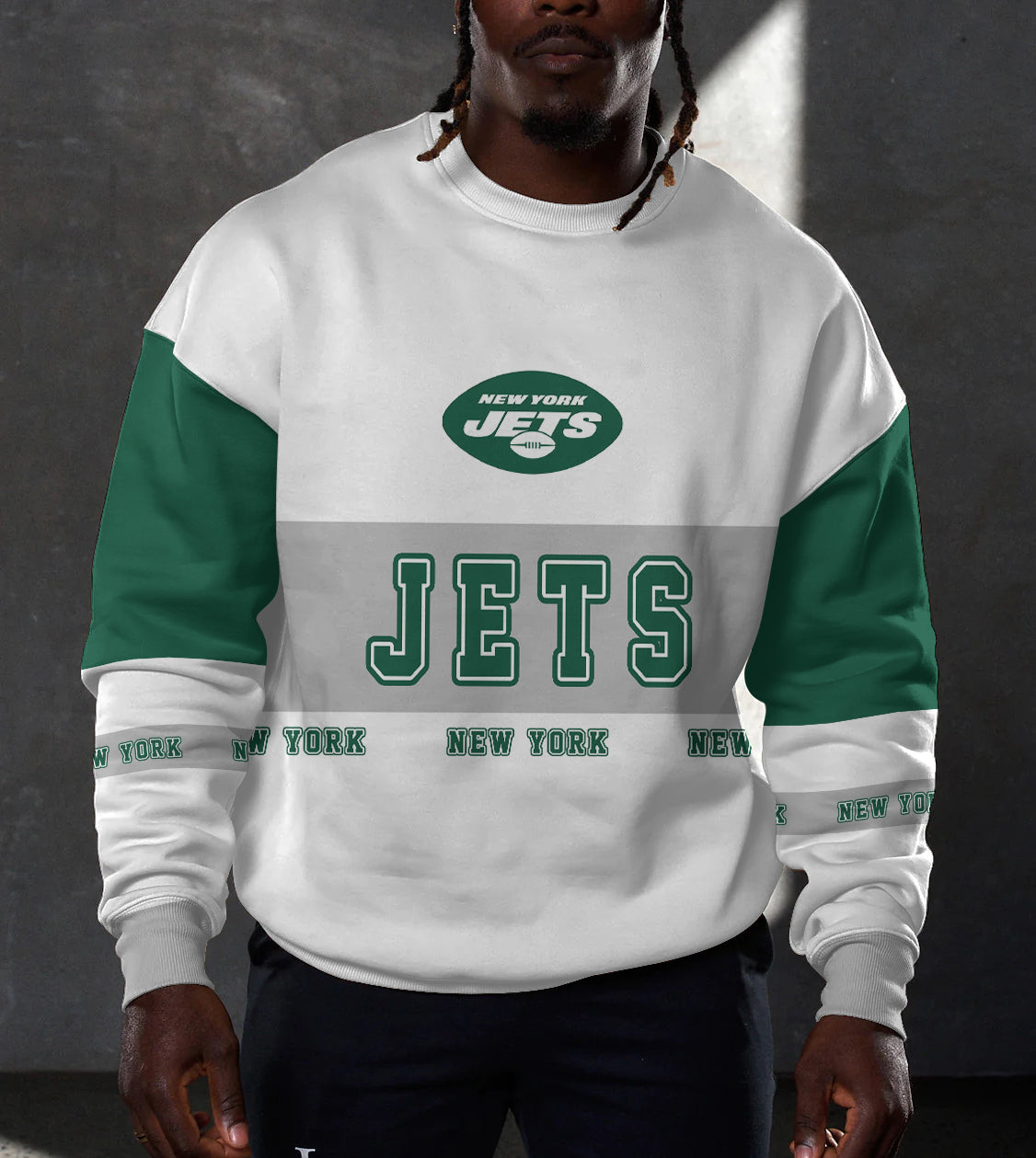 New York Jets 3D Limited Edition Crew Neck sweatshirt
