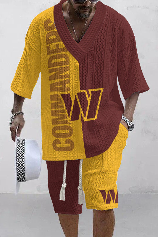Washington Commanders Limited Edition Top And Shorts Two-Piece Suits