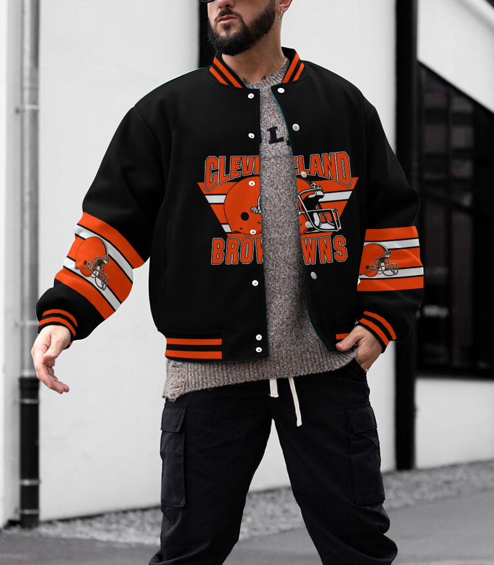 Cleveland Browns  Men's Limited Edition Full-Snap Casual Jacket