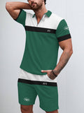 New York Jets  Limited Edition ZIP Polo Shirt And Shorts Two-Piece Suits