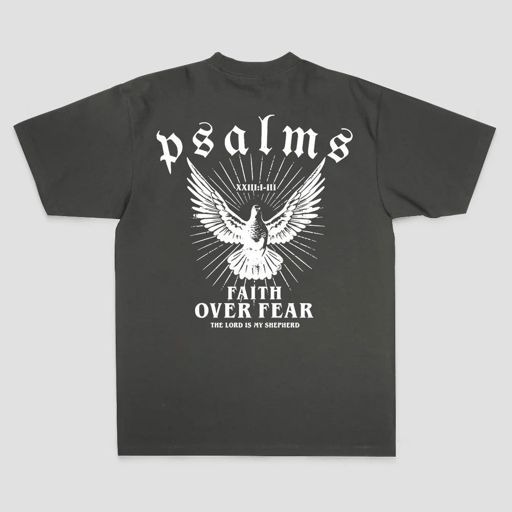 Faith Over Fear Printed Men's T-shirt