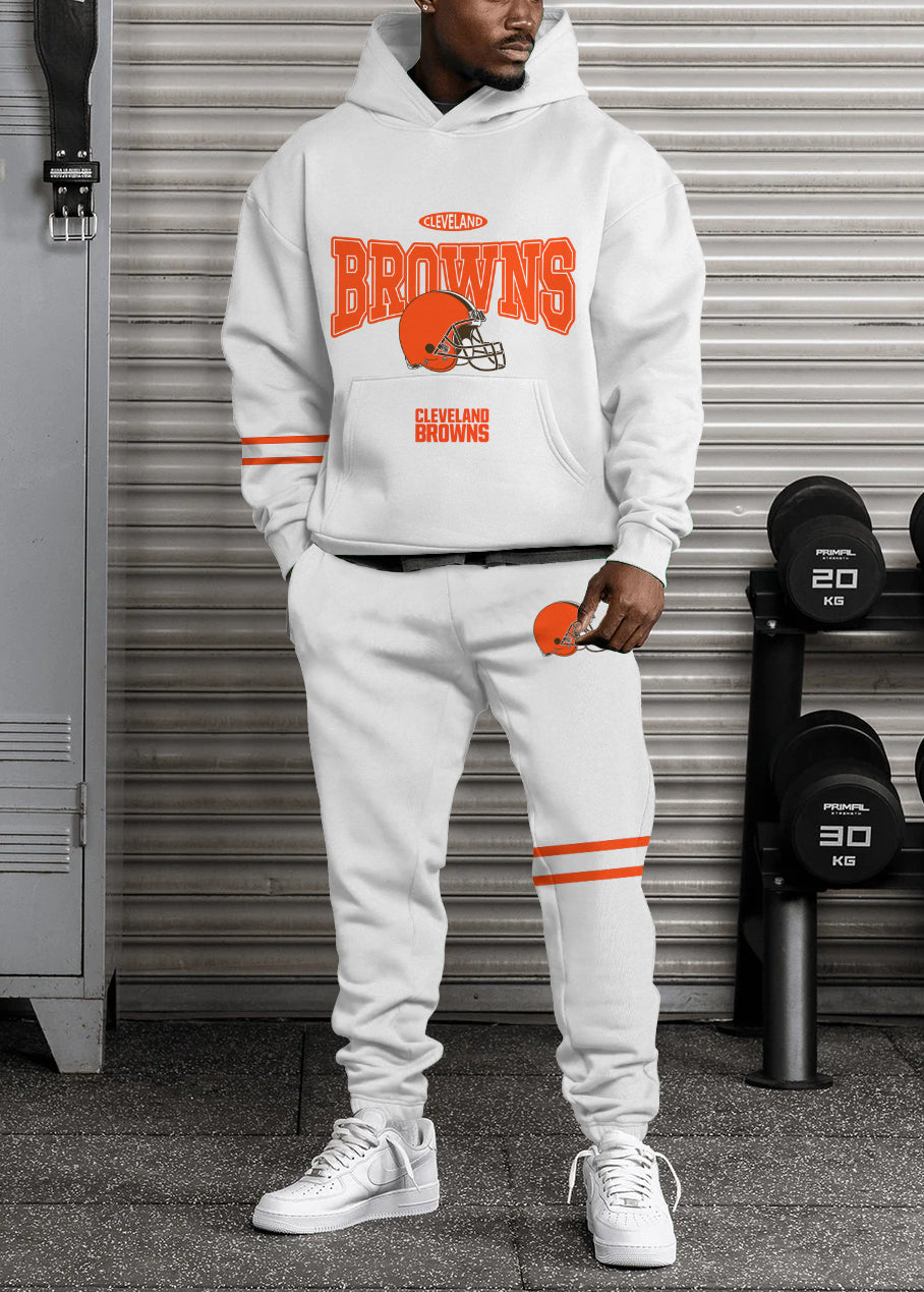 Cleveland Browns 3D Printed Pullover Hoodie And Sweatpant 2pcs Tracksuits