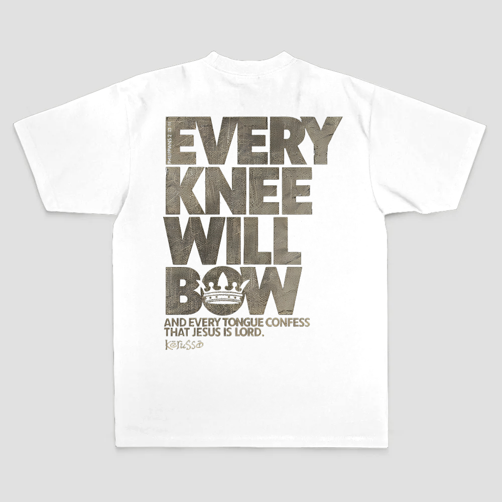 Every Knee Will Bow Printed Men's T-Shirt