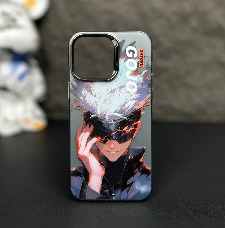 Gojo Flame Mask iPhone Case