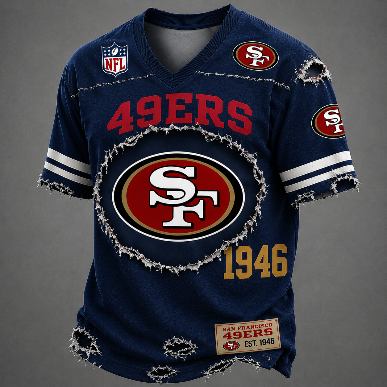 SF49 x NFL Luxury Classic T-shirt DDT 140526 TTTZ