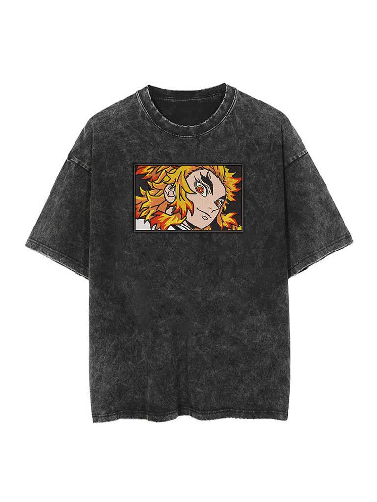 Rengoku Embroidery Tee
