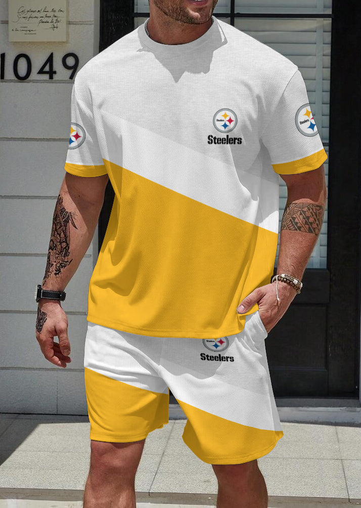 Pittsburgh Steelers Limited Edition Top And Shorts Two-Piece Suits
