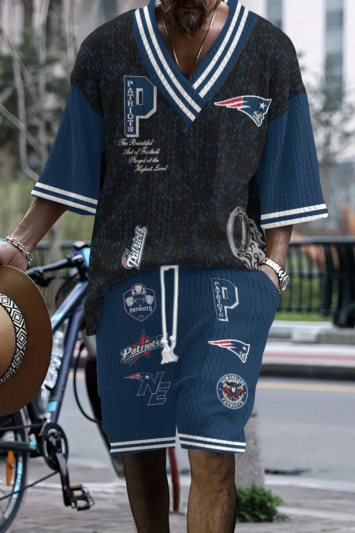 New England Patriots Limited Edition Top And Shorts Two-Piece Suits