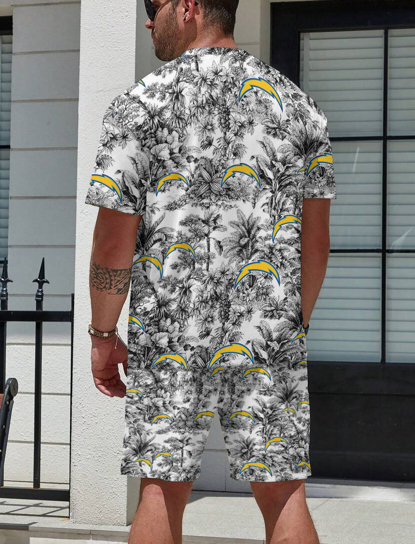 Los Angeles Chargers Limited Edition Top And Shorts Two-Piece Suits