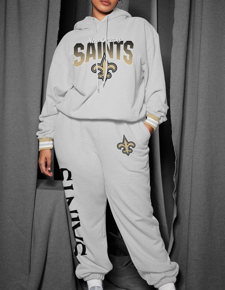 New Orleans Saints 3D Printed Pullover Hoodie And Sweatpant 2pcs Tracksuits