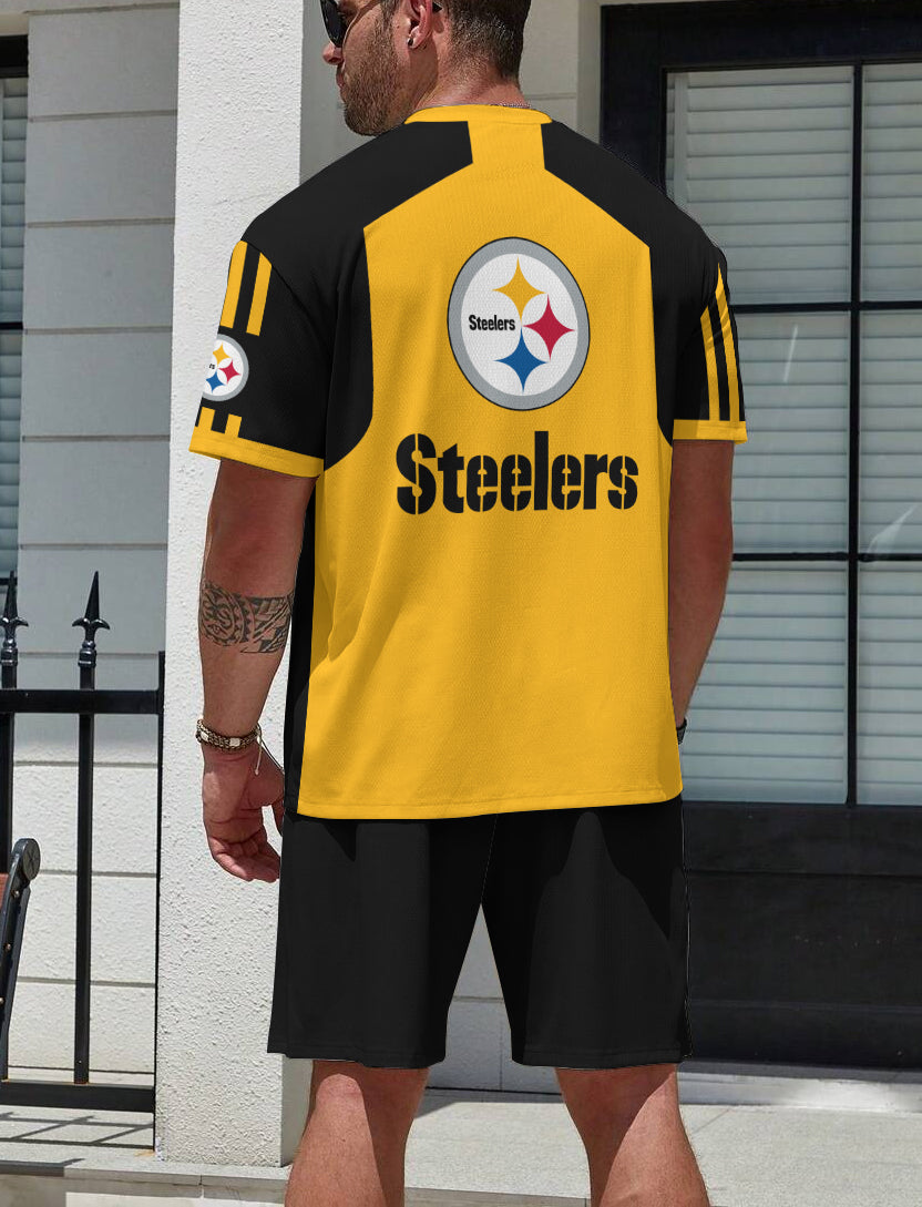 Pittsburgh Steelers Limited Edition Top And Shorts Two-Piece Suits
