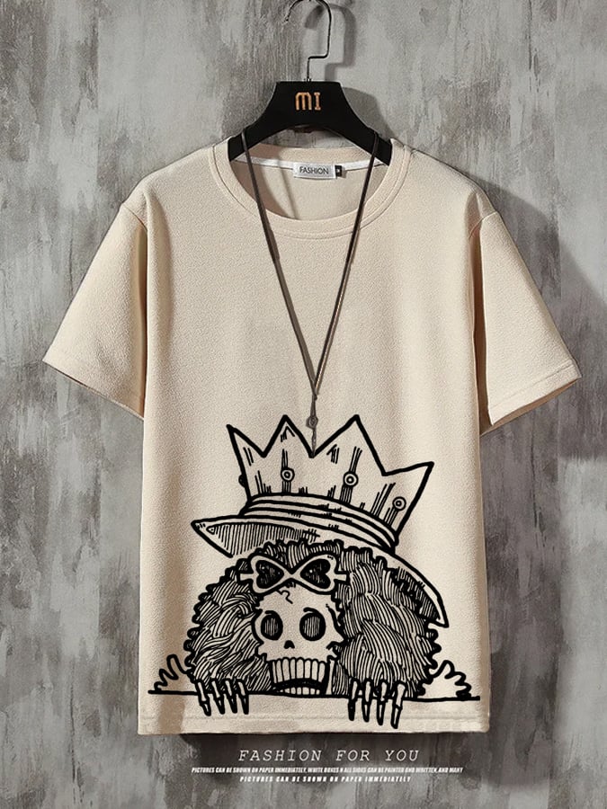 Men's    Casual Crew Neck T-Shirt