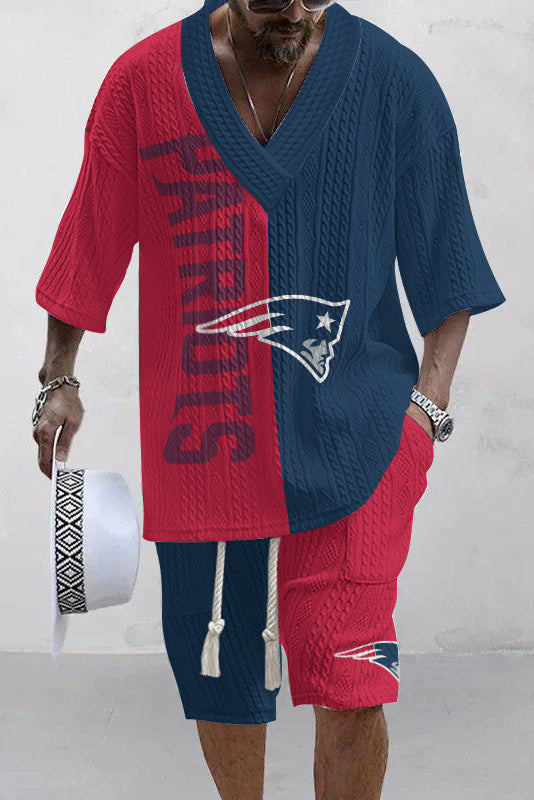 New England Patriots Limited Edition Top And Shorts Two-Piece Suits