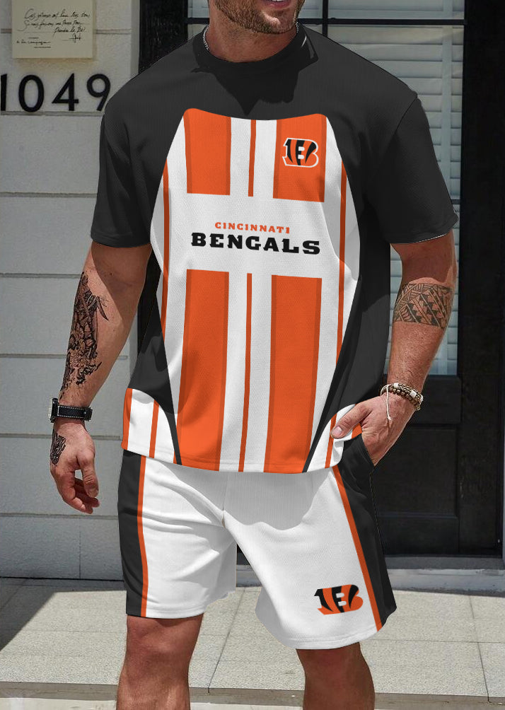 Cincinnati Bengals  Limited Edition Top And Shorts Two-Piece Suits
