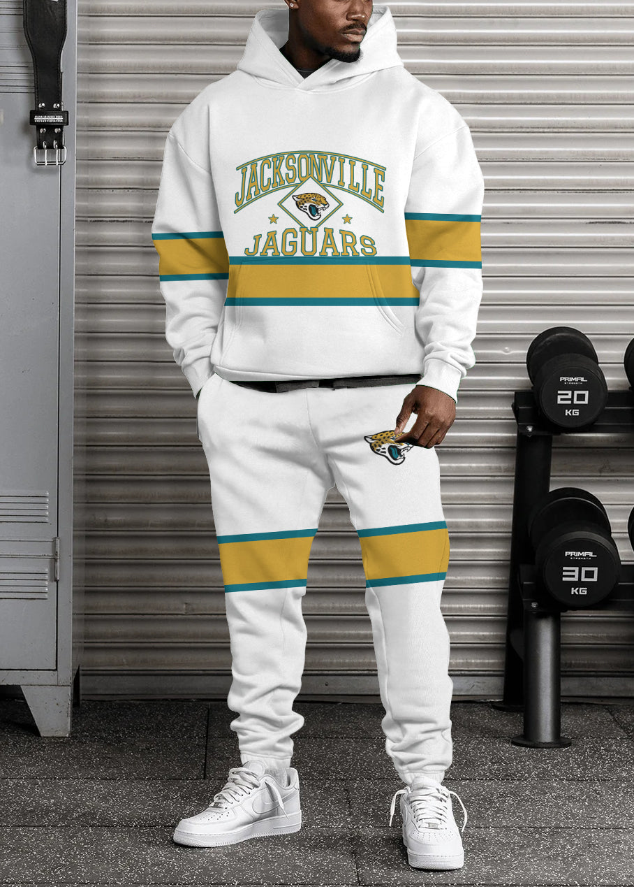 Jacksonville Jaguars 3D Printed Pullover Hoodie And Sweatpant 2pcs Tracksuits