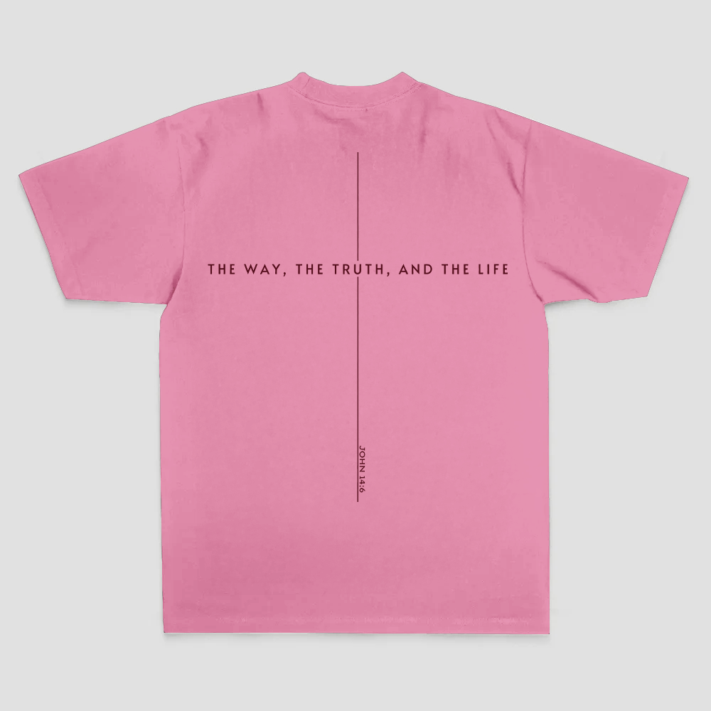 The Way The Truth And The Life Printed Men's T-shirt