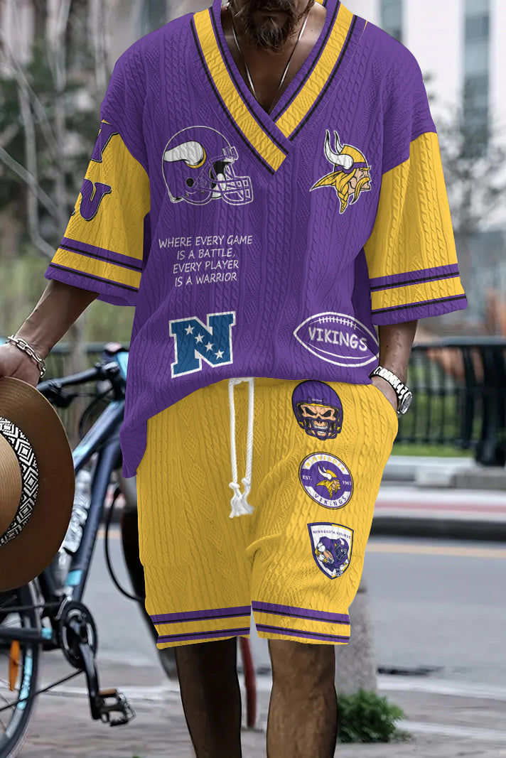 Minnesota Vikings
 Limited Edition Top And Shorts Two-Piece Suits