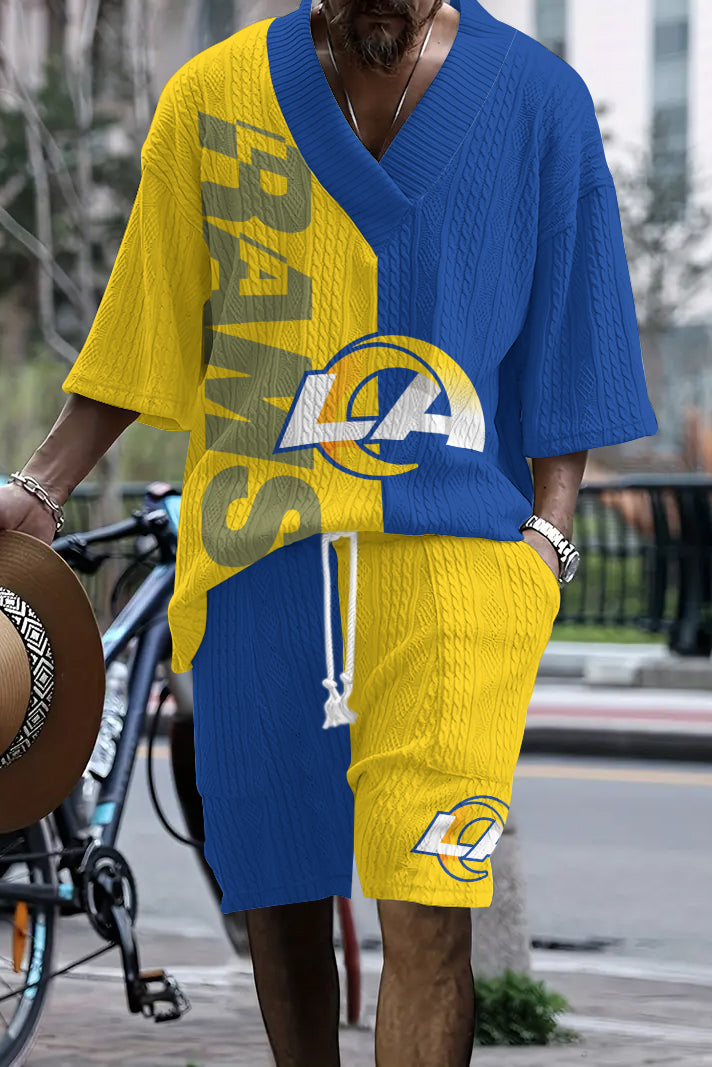 Los Angeles Rams Limited Edition Top And Shorts Two-Piece Suits