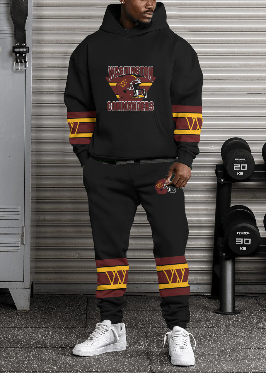 Washington Commanders 3D Printed Pullover Hoodie And Sweatpant 2pcs Tracksuits