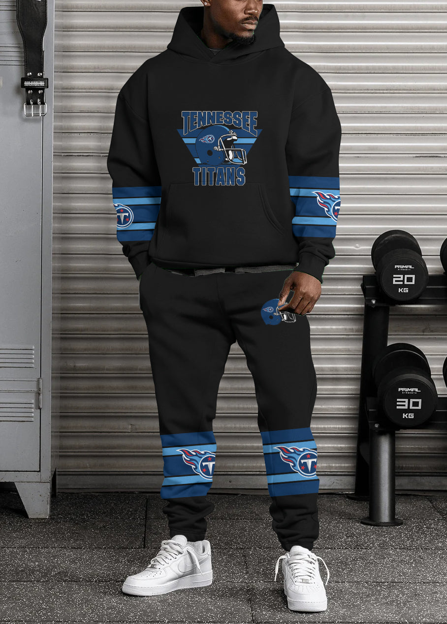 Tennessee Titans 3D Printed Pullover Hoodie And Sweatpant 2pcs Tracksuits