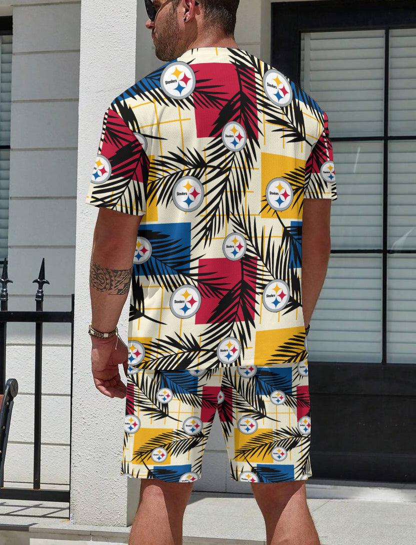 Pittsburgh Steelers Limited Edition Top And Shorts Two-Piece Suits