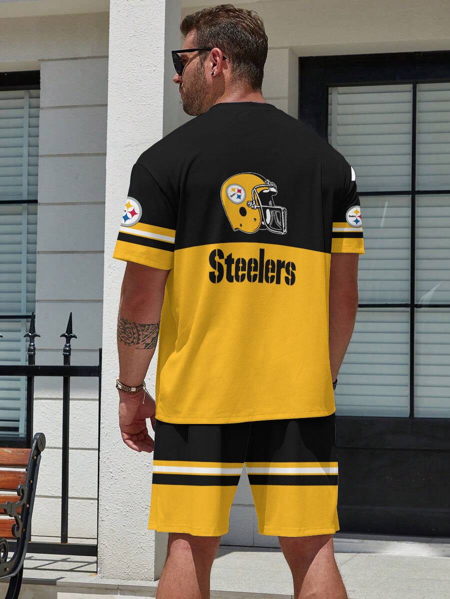 Pittsburgh Steelers Limited Edition Top And Shorts Two-Piece Suits