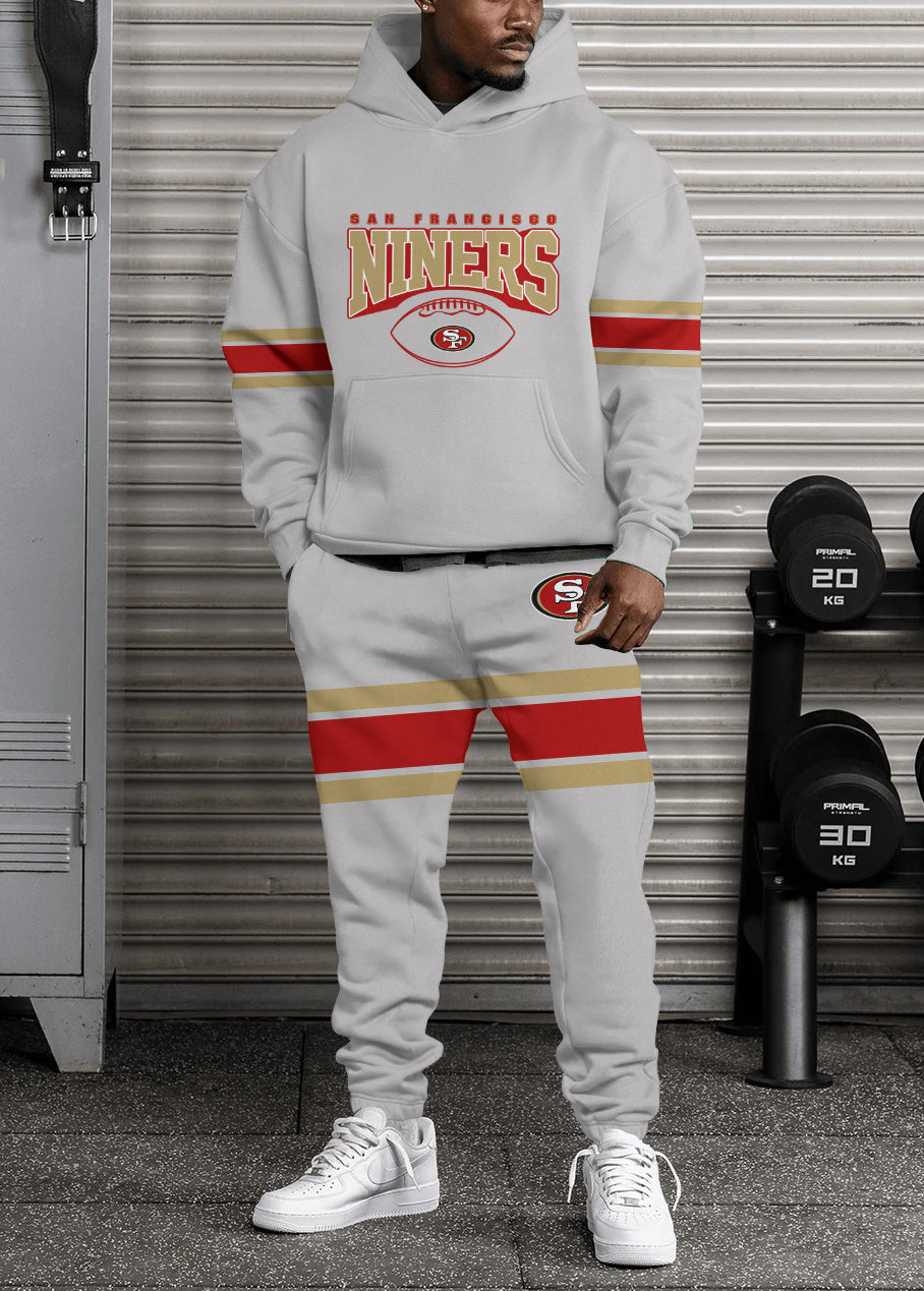 San Francisco 49ers 3D Printed Pullover Hoodie And Sweatpant 2pcs Tracksuits