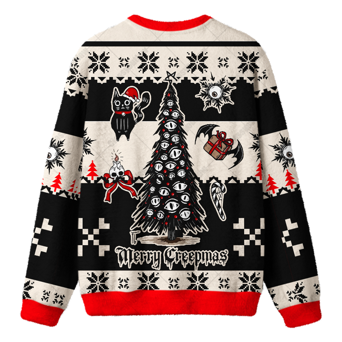 MERRY CREEPMAS UGLY CHRISTMAS SWEATSHIRT — image 2