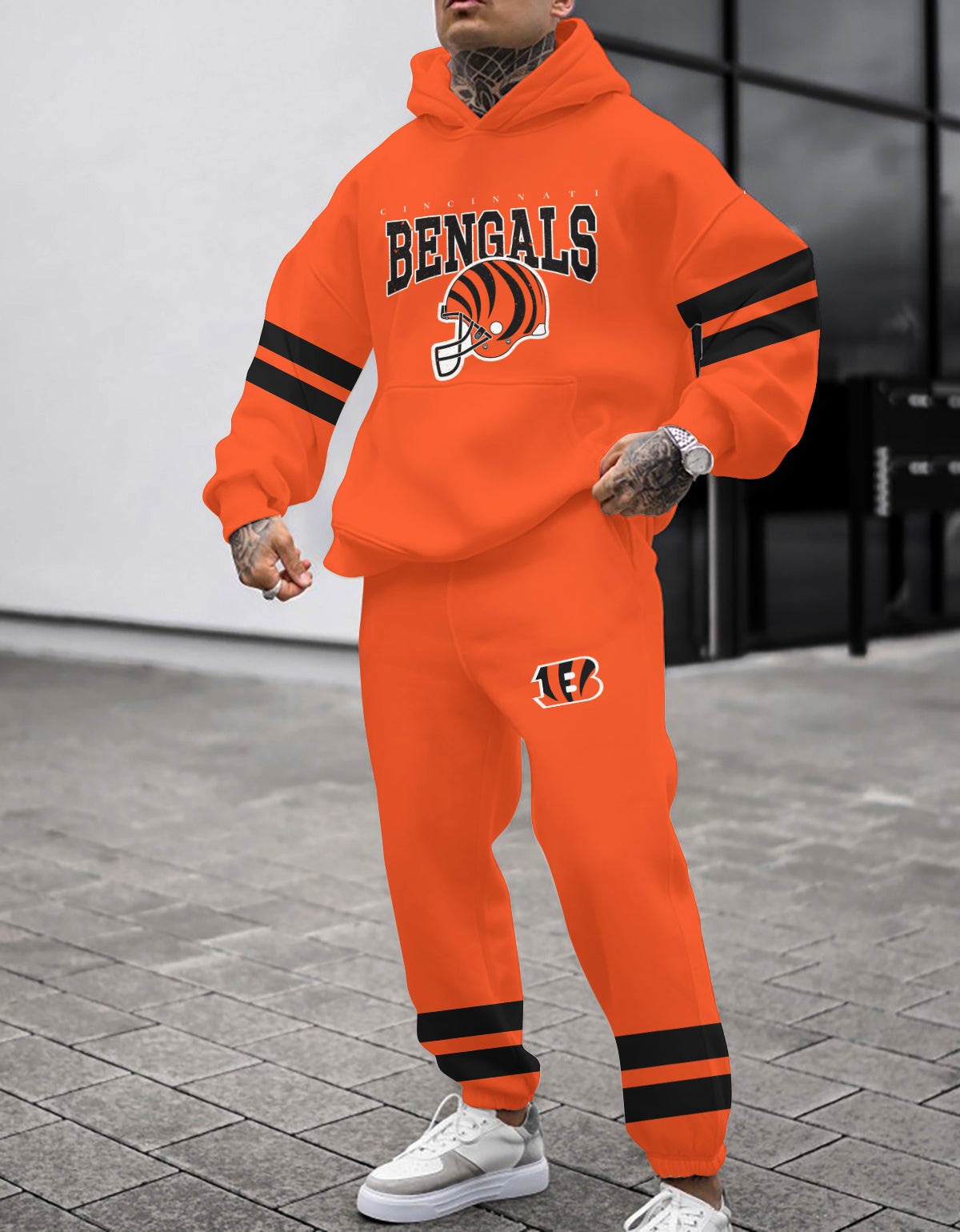 Cincinnati Bengals 3D Printed Pullover Hoodie And Sweatpant 2pcs Tracksuits