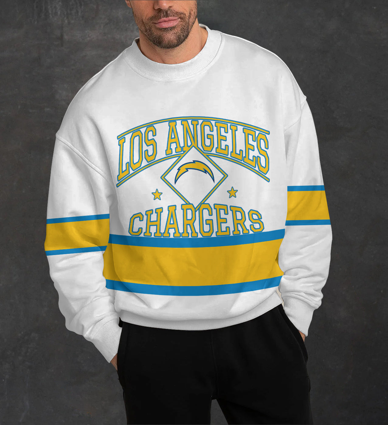 Los Angeles Chargers 3D Limited Edition Crew Neck sweatshirt