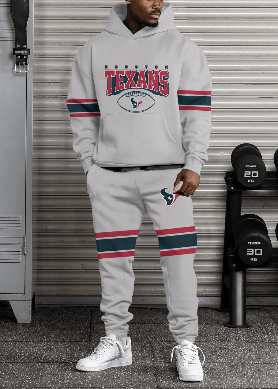 Houston Texans 3D Printed Pullover Hoodie And Sweatpant 2pcs Tracksuits