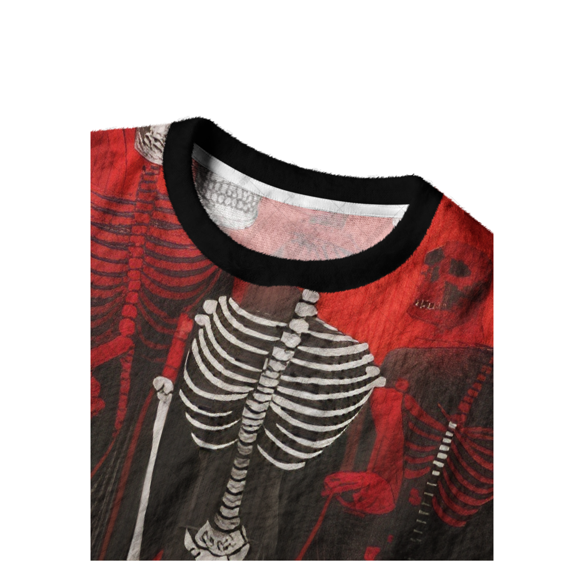 DANCING SKELETONS KNIT SWEATSHIRT — image 3