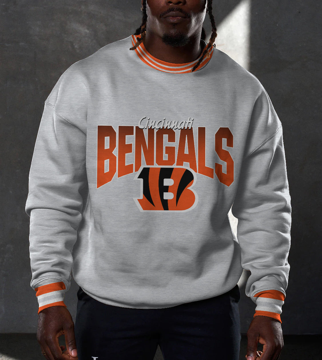 Cincinnati Bengals 3D Limited Edition Crew Neck sweatshirt