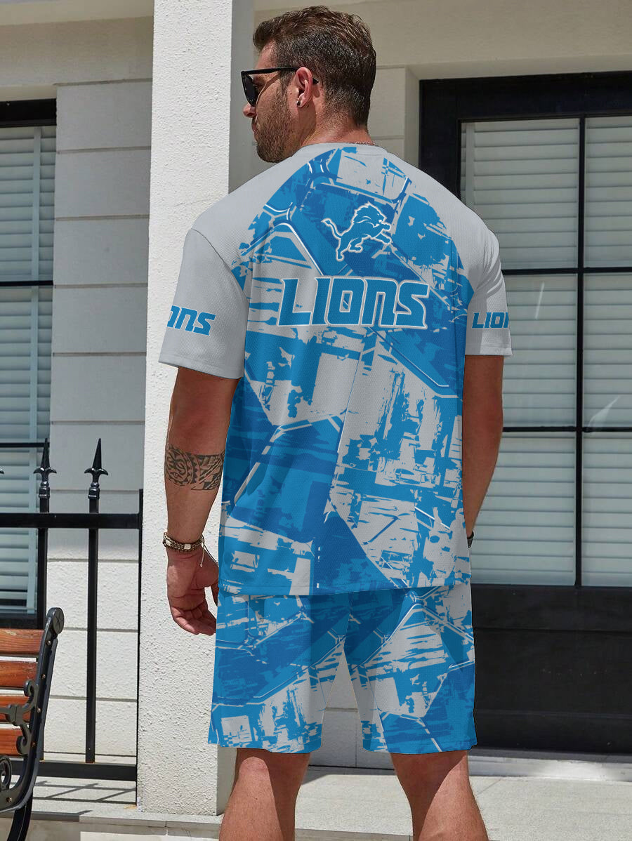 Detroit Lions Limited Edition Top And Shorts Two-Piece Suits