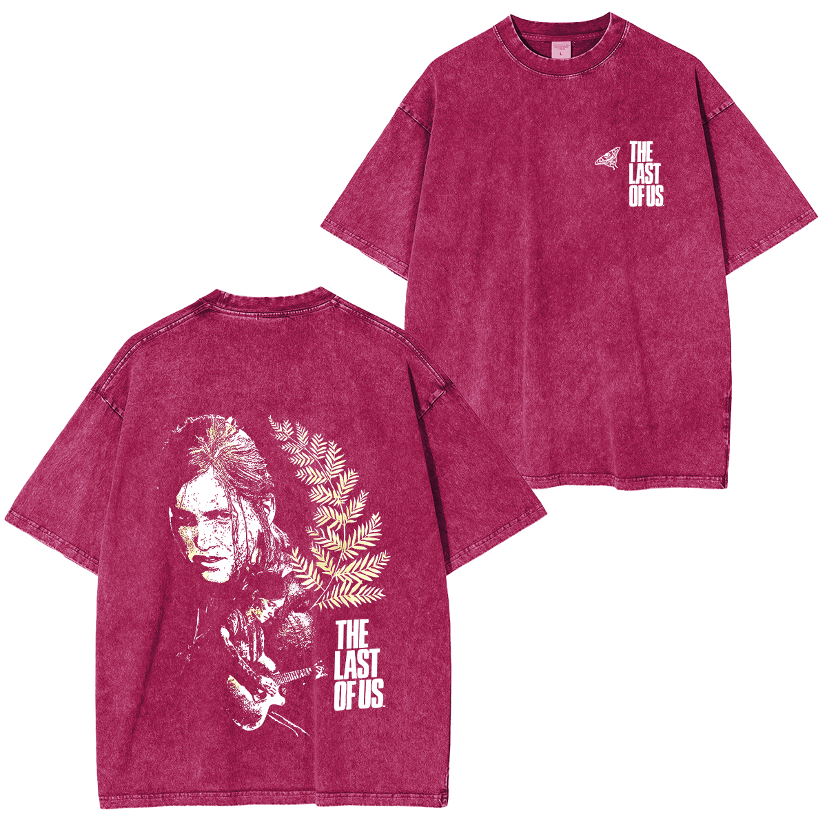 The Last Of Us Ellie Fern Two-Sided Vintage Washed Unisex T-Shirt