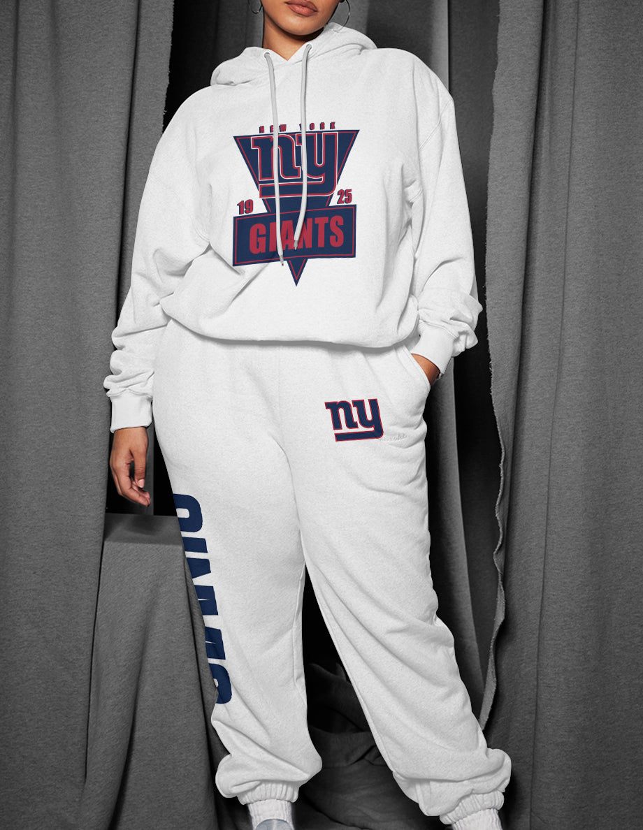New York Giants  3D Printed Pullover Hoodie And Sweatpant 2pcs Tracksuits