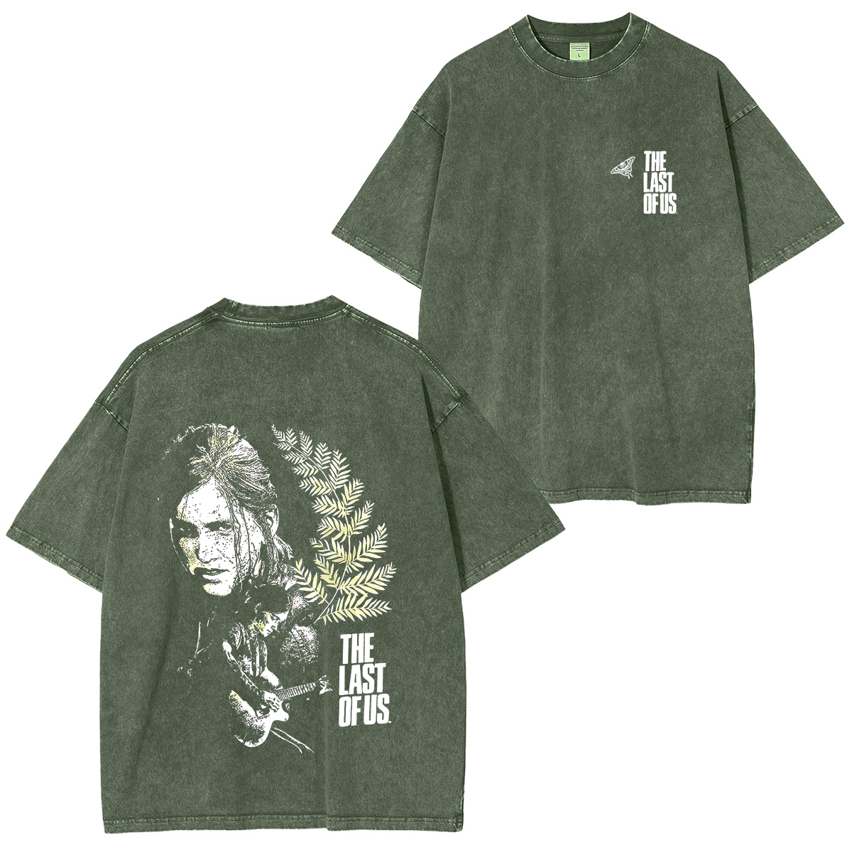 The Last Of Us Ellie Fern Two-Sided Vintage Washed Unisex T-Shirt
