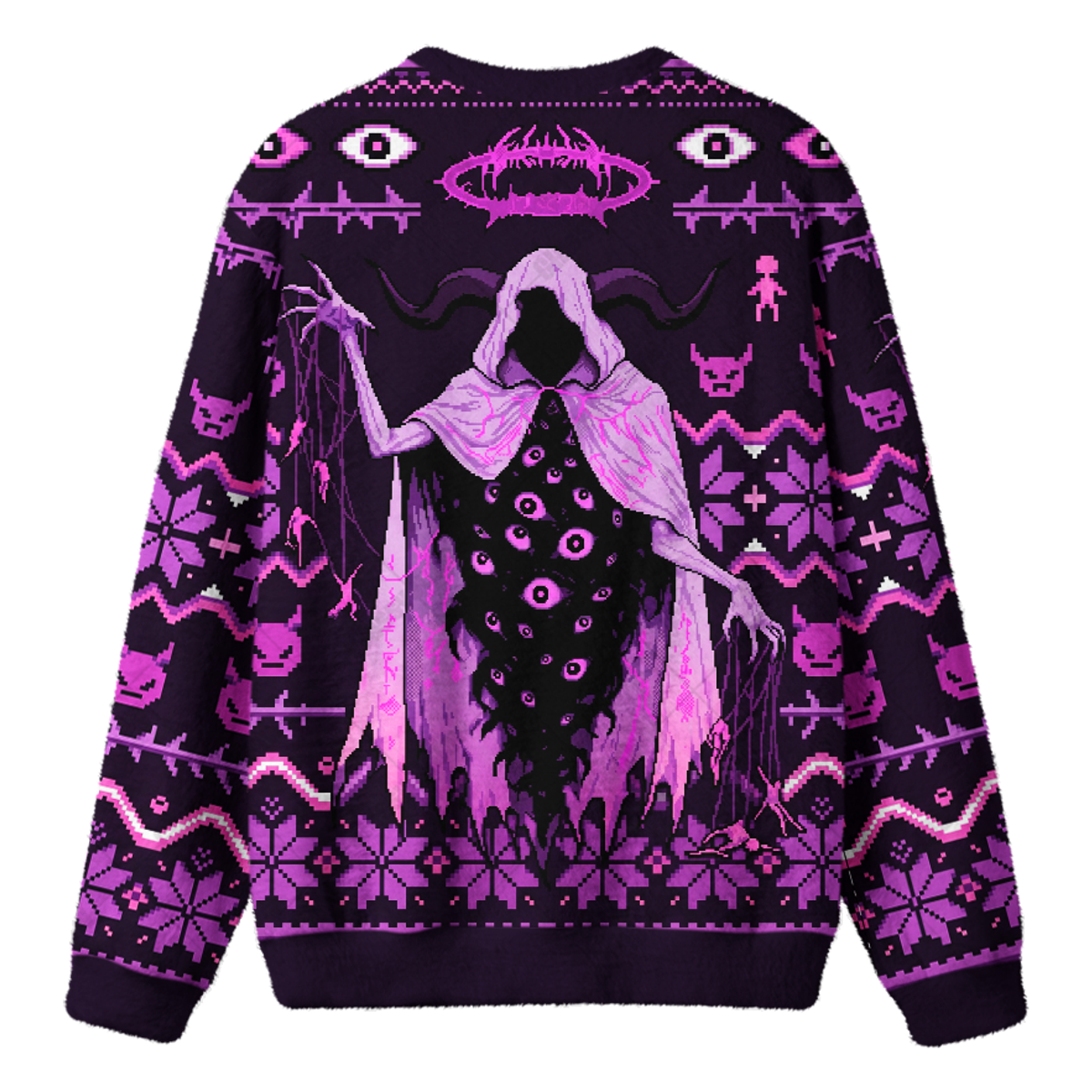 PUPPET DEMON UGLY CHRISTMAS SWEATSHIRT — image 2