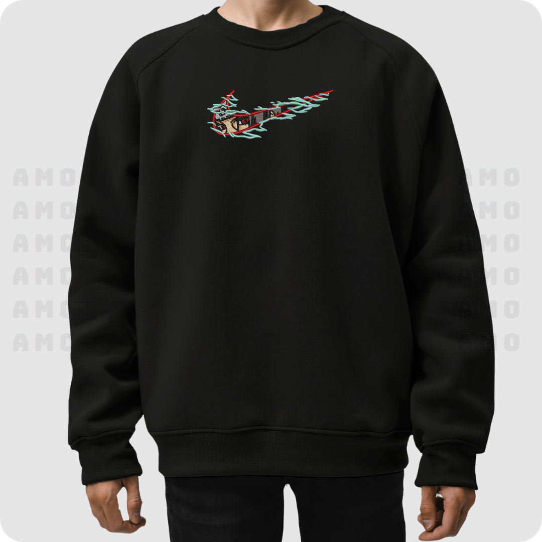 Uchiha Itachi Naruto Anime Embroidered Sweater