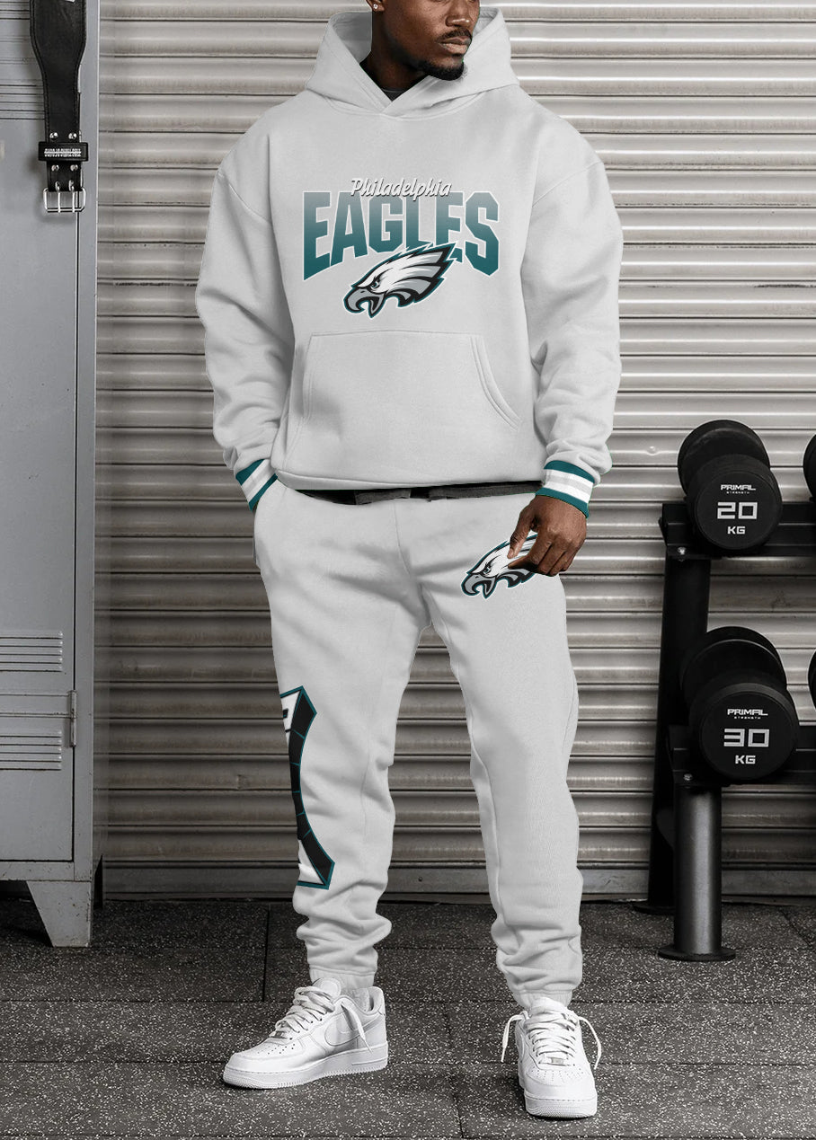 Philadelphia Eagles 3D Printed Pullover Hoodie And Sweatpant 2pcs Tracksuits