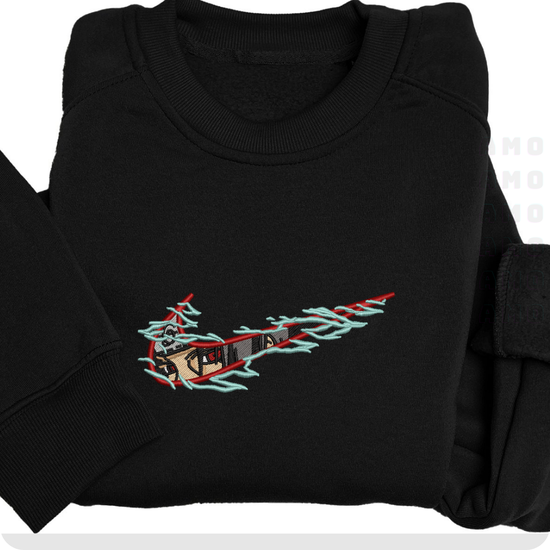 Uchiha Itachi Naruto Anime Embroidered Sweater