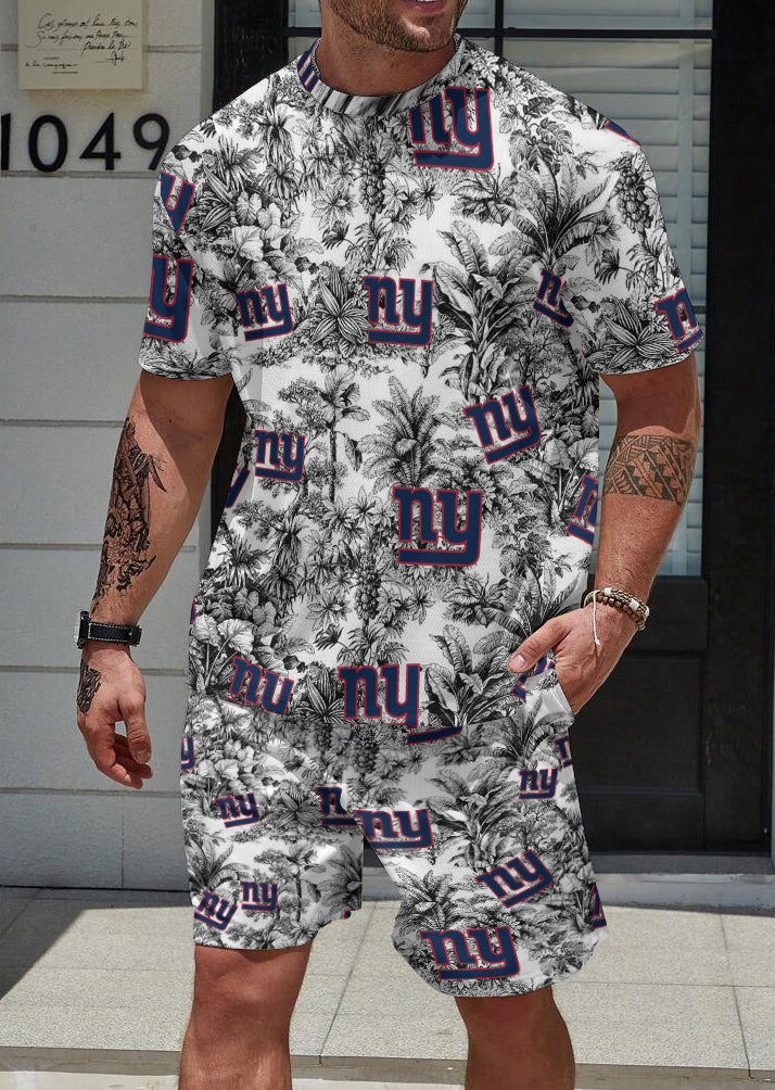 New York Giants Limited Edition Top And Shorts Two-Piece Suits