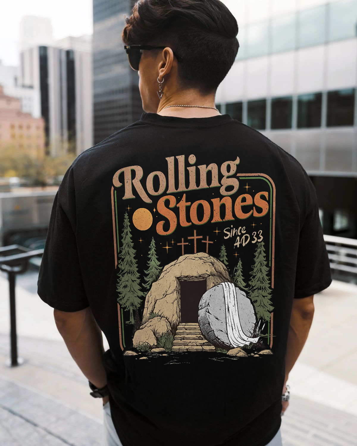 Rolling Stones, Since Ad 33 Printed Men's T-shirt