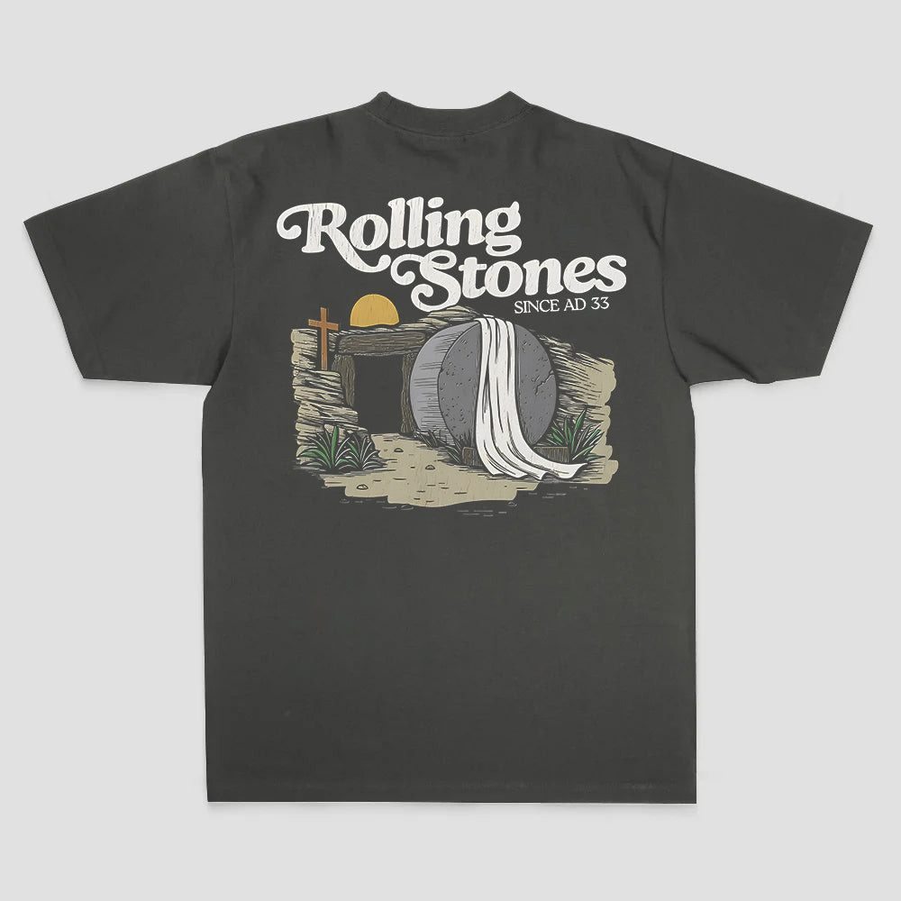 Rolling Stones Since Ad 33 Printed Men's T-shirt