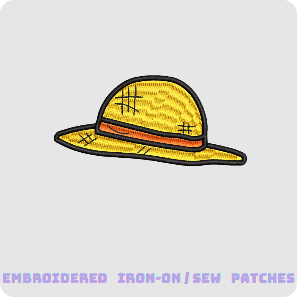 Luffy's Straw Hat Embroidered patches
