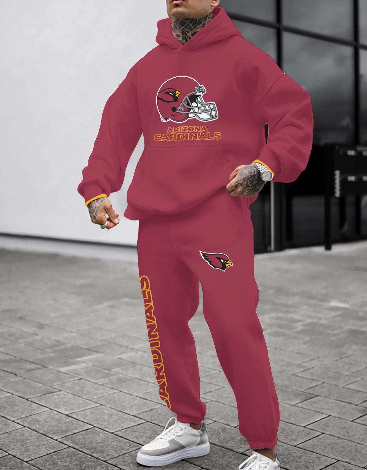 Arizona Cardinals 3D Printed Pullover Hoodie And Sweatpant 2pcs Tracksuits