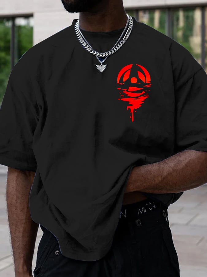 Men's   Fashion Comic Short Sleeve T-Shirt