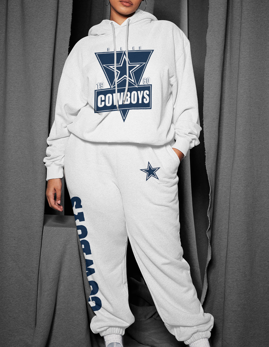 Dallas Cowboys 3D Printed Pullover Hoodie And Sweatpant 2pcs Tracksuits