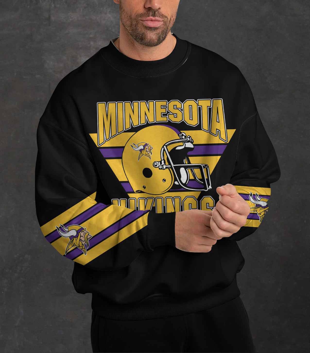 Minnesota Vikings 3D Limited Edition Crew Neck sweatshirt
